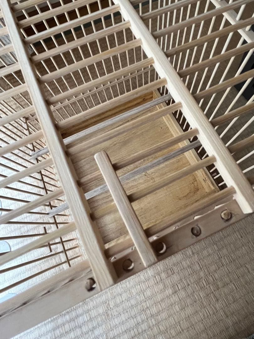 元建具屋職人おじいちゃんの手作り鳥かご