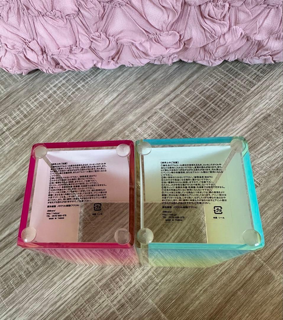 ❤︎Rady❤︎歯ブラシスタンドグラデーションセットアクリルマルチ