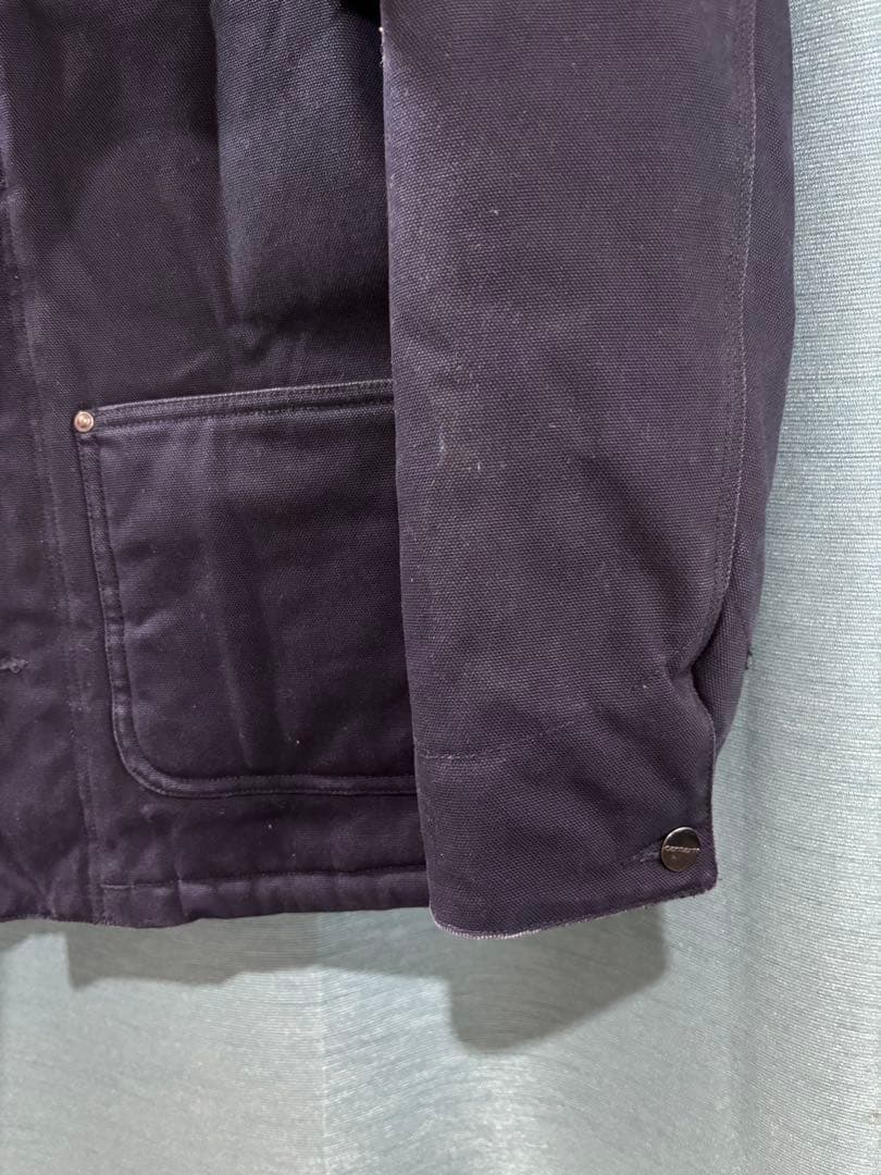 ロ*タ様 Carhartt ボア襟 ネイビー ジャケット M