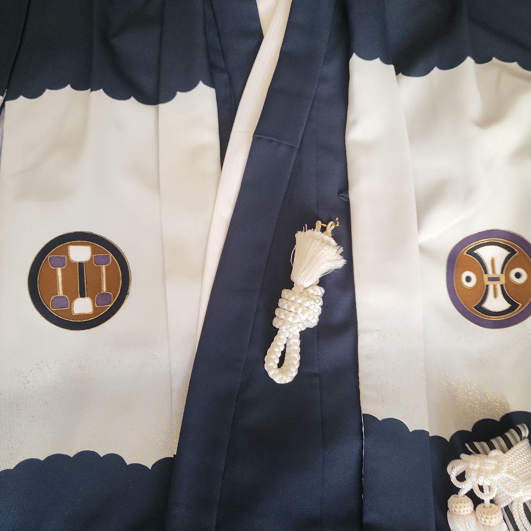 七五三用　5歳　男児　美品　紺　日本製　一式セット