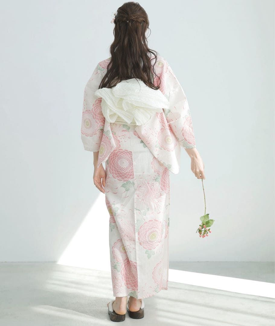 タイムセール！この夏浴衣欲しい方にオススメ♪かんたん着付け二部式浴衣3点セット