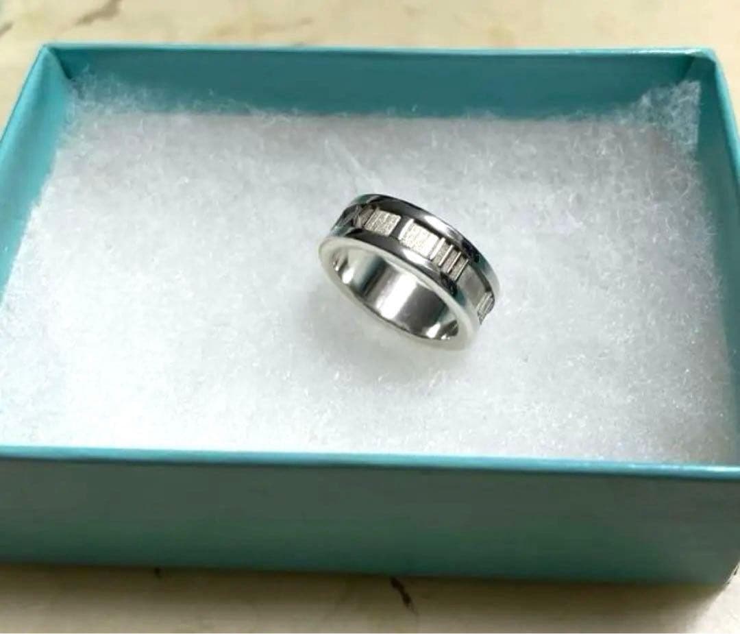 美品 Tiffany＆Co.ATLAS アトラス リング 7号 シルバーリング