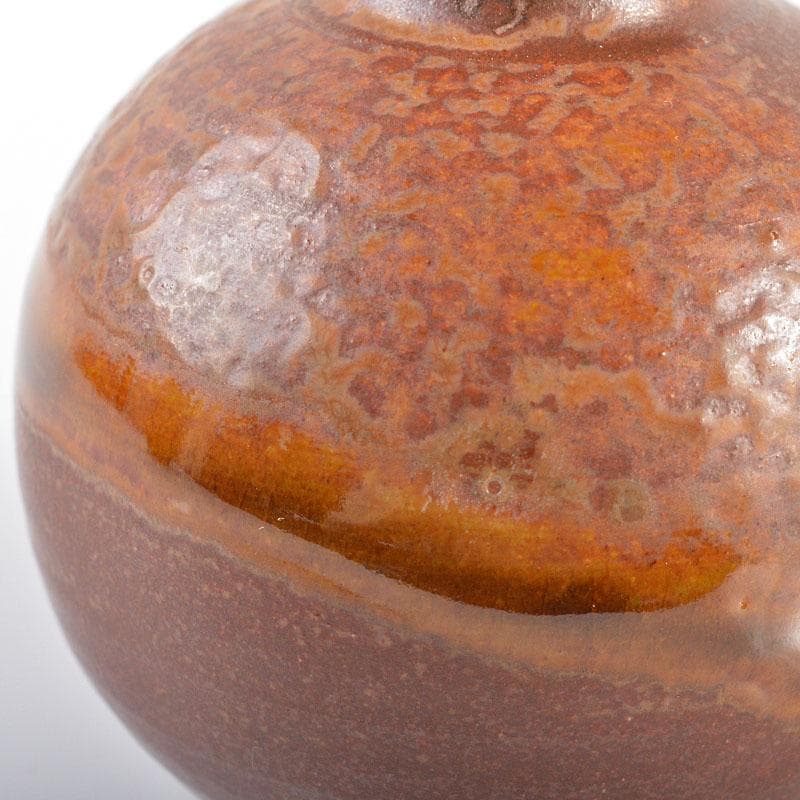 茶道具 龍喜窯 白玉文珠写 茶入 西陣織正法寺純子 仕覆付 共箱 V R6165