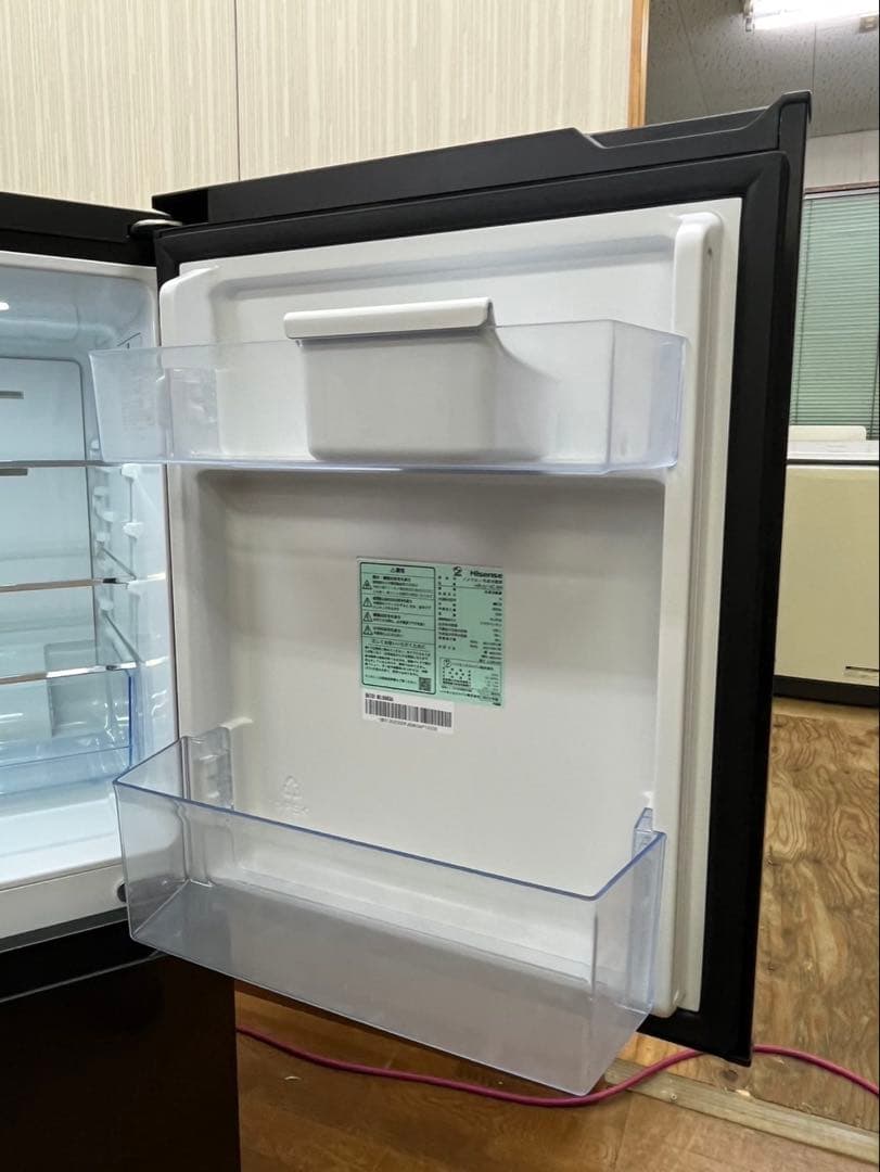 44 冷蔵庫 Hisense 2023 135L HR-G13C-BR 右開き