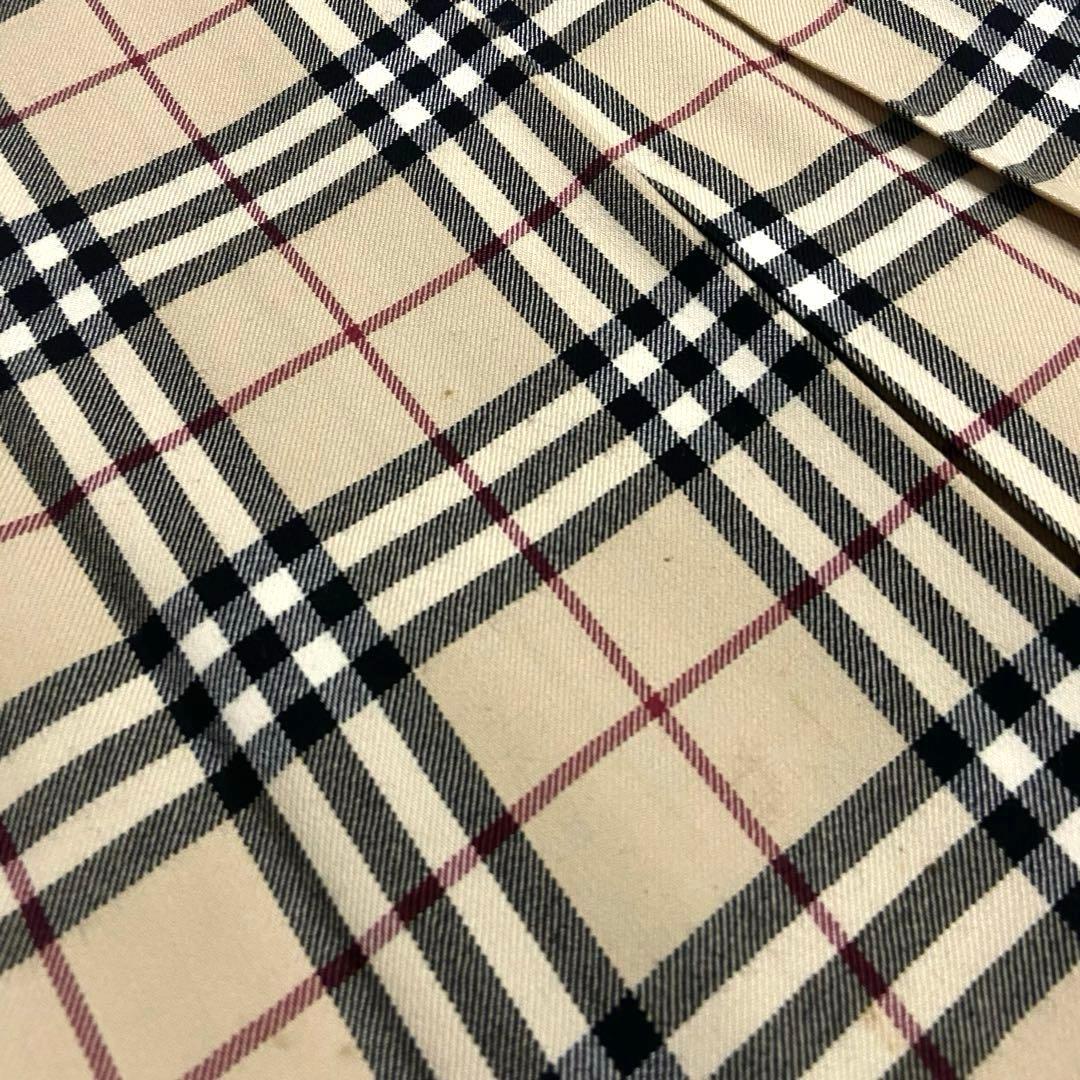 42★バーバリーロンドン ノバチェック 巻きスカート 大きいサイズ ベルト