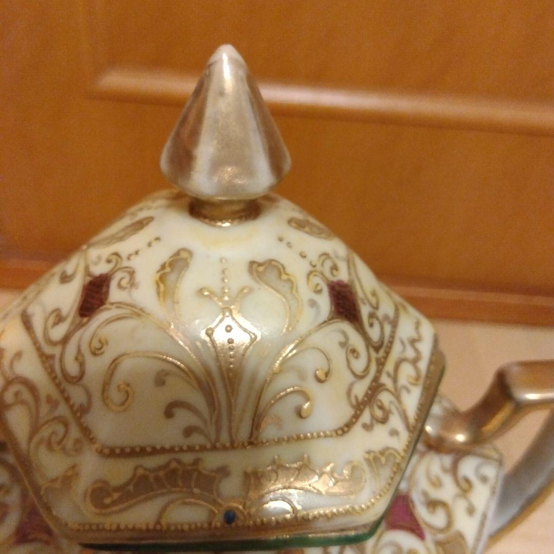 kinjo china 飾り壺 オブジェ 花柄 アンティーク 壺