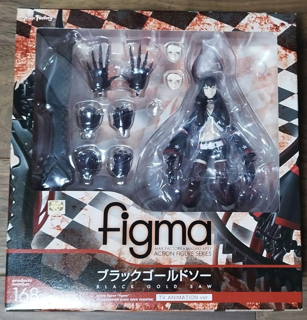 figma168 ブラックゴールドソー Anime Manga Black Gold Saw Black Rock Shooter Figma #168 figure