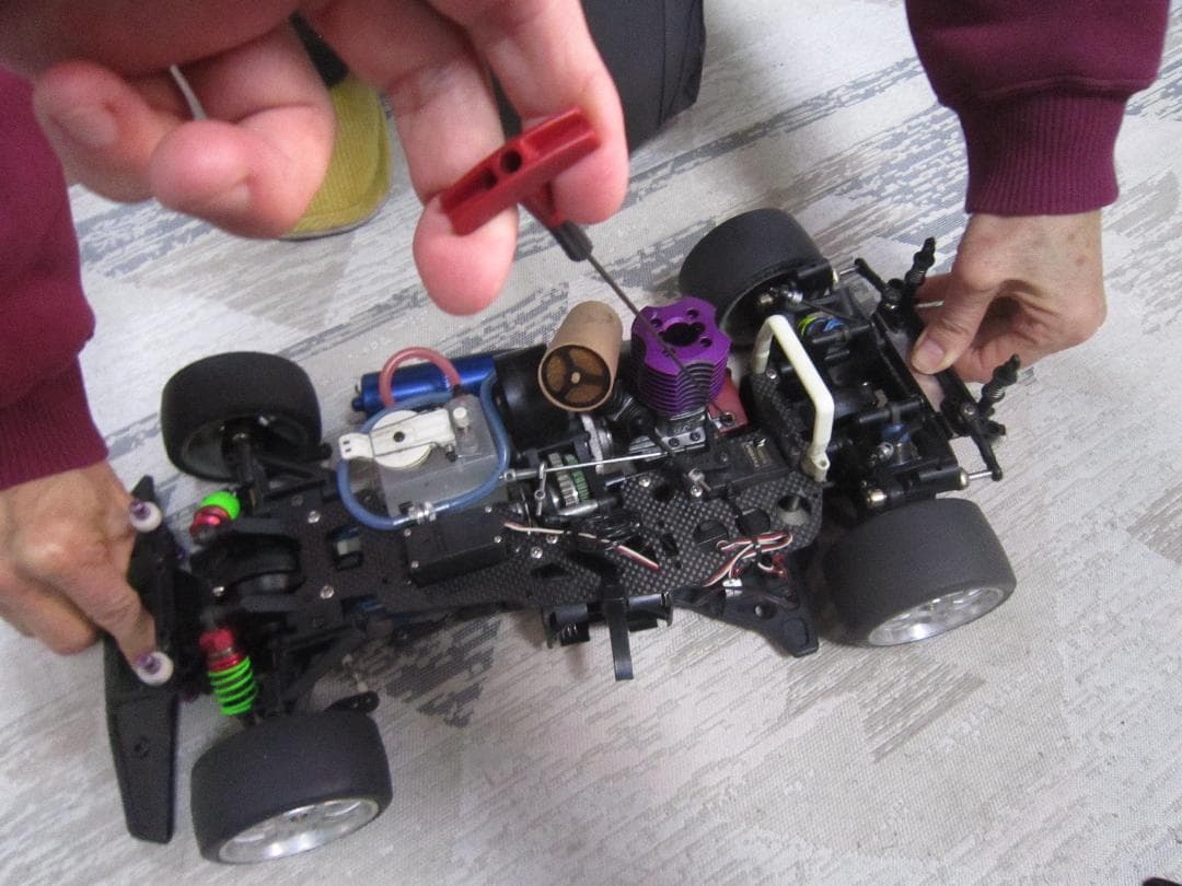 完全動作品 1/10 ワイド 京商 GP R/C スーパーテン FW03 赤字