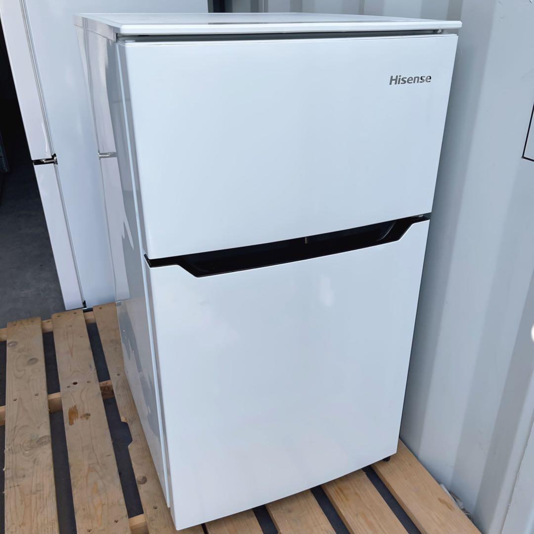 取付無料！高性能おしゃれホワイトインテリア小さめ便利サイズ冷蔵庫！洗濯機