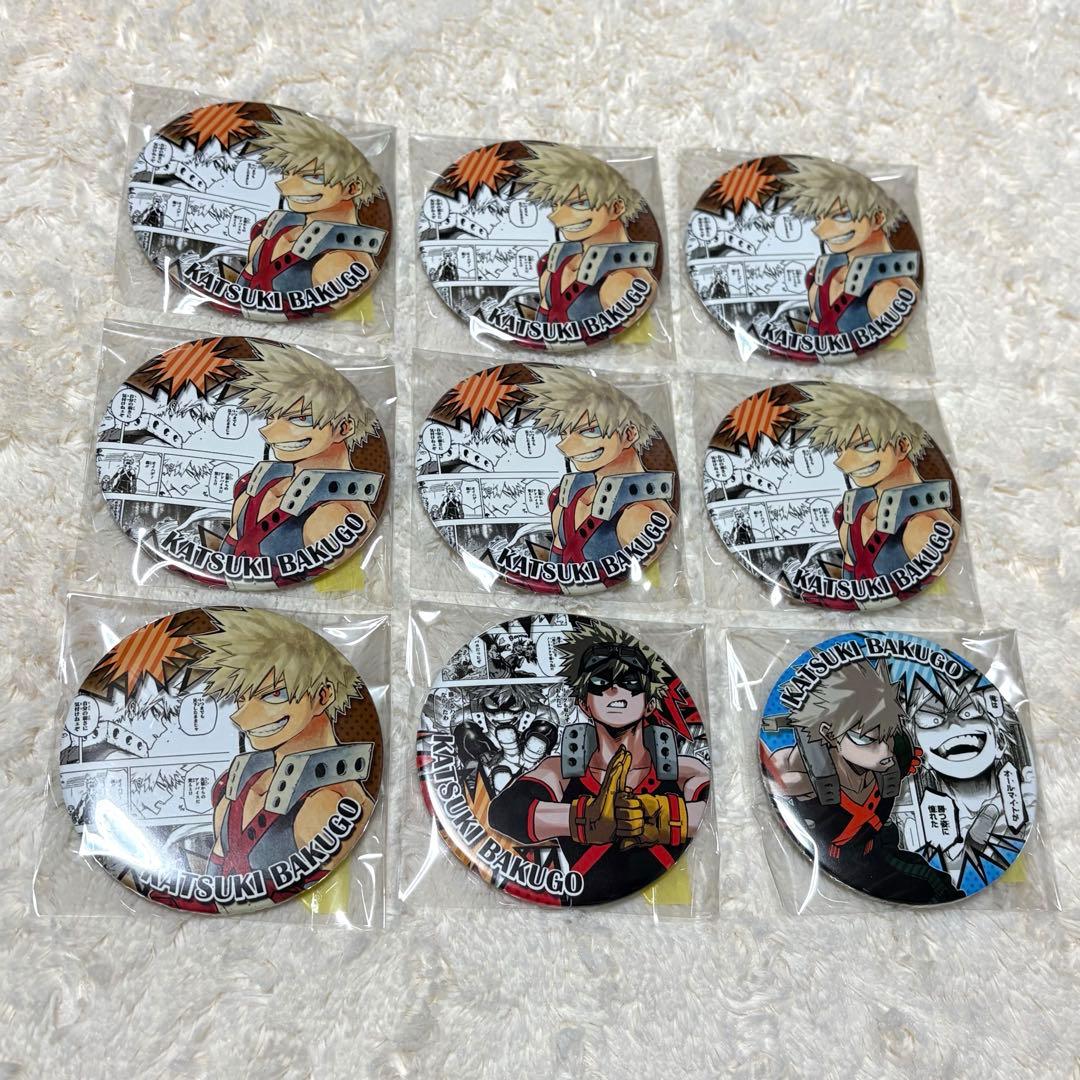 ヒロアカ 爆豪 heroes ヒーローズ 缶バッジ まとめ売り