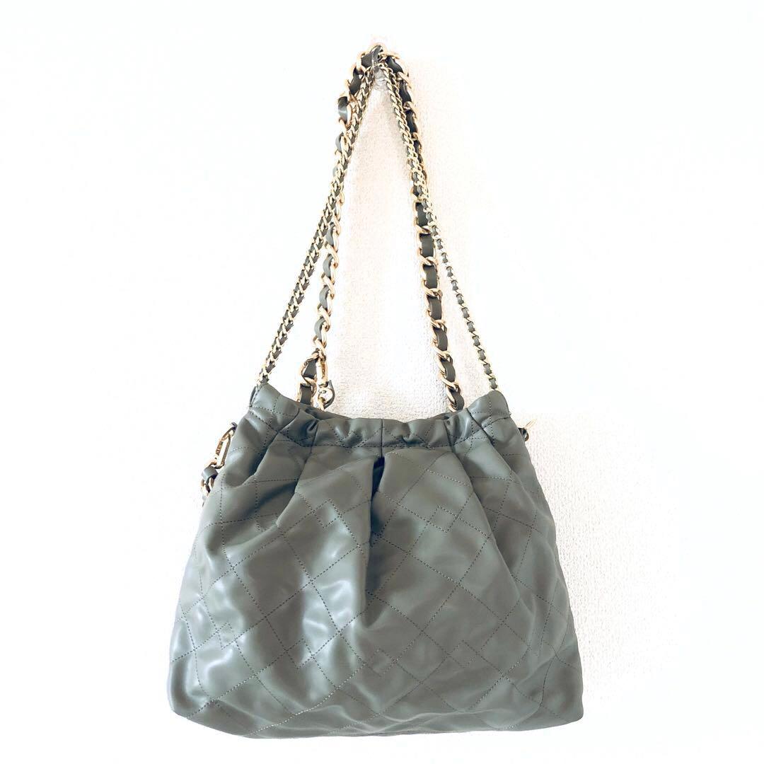 CHARLES & KEITH Duo ブレードチェーンハンドルホーボーバッグ