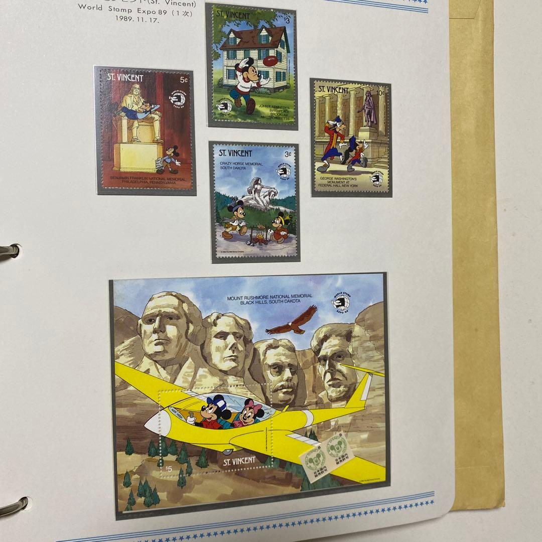 専用 郵趣サービス社 1989〜1991年ディズニー切手コレクション45ページ
