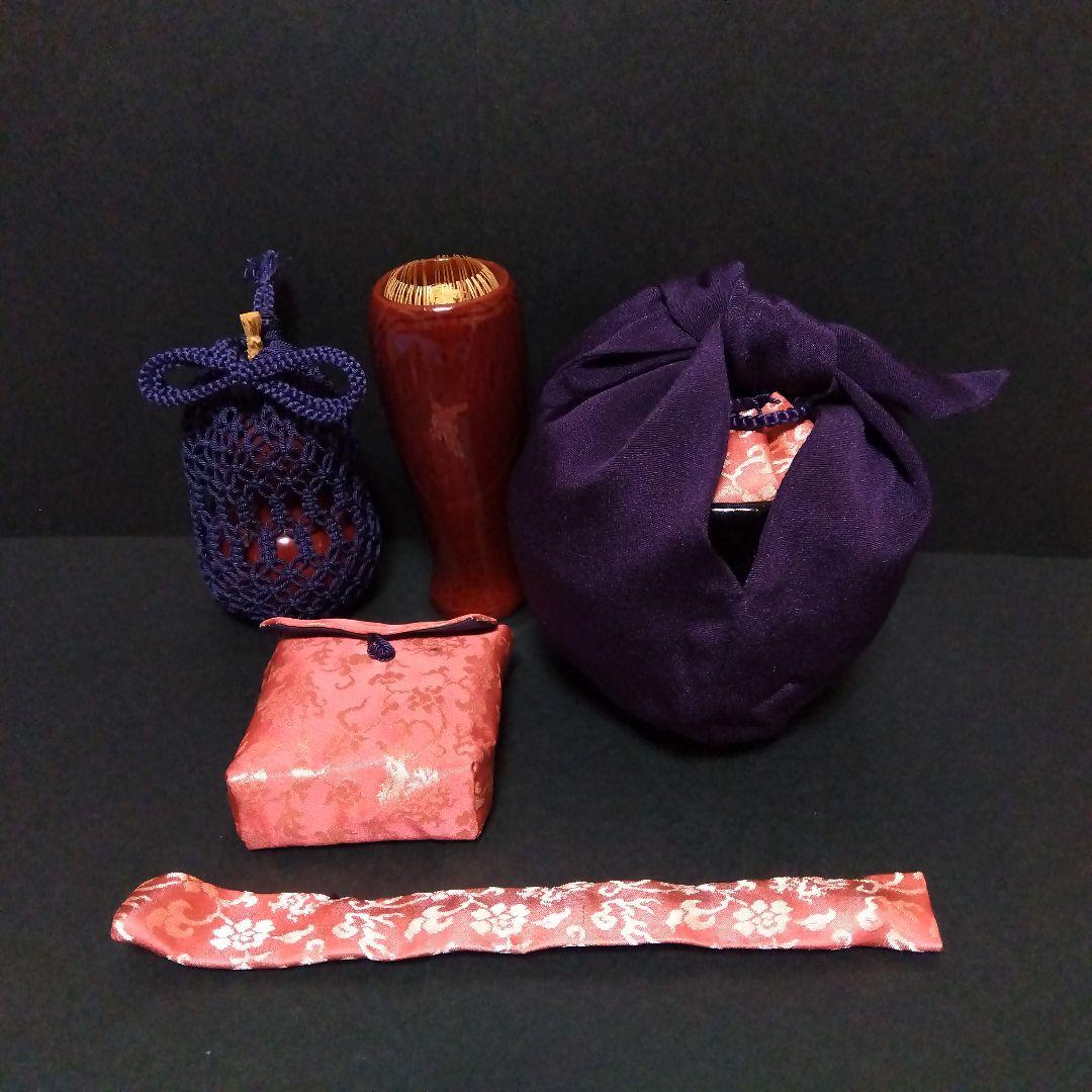 御所籠(茶碗 大津袋 平棗 茶巾箱 仕覆 茶筅筒 振出 網袋