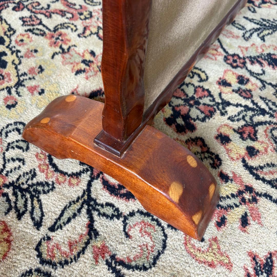 衝立ファイヤースクリーン昭木製レトロ間仕切りパーテーション