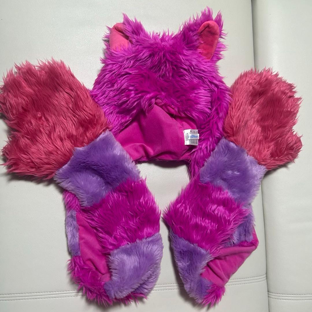 チェシャ猫 マフラー キャップ ディズニー ファールーソ付き - メルカリ