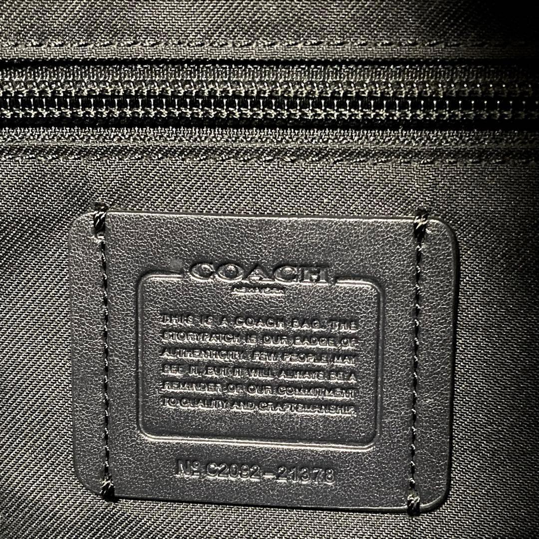 COACHショルダーバッグ★21378、美品.オールレザー、メンズ、レディース