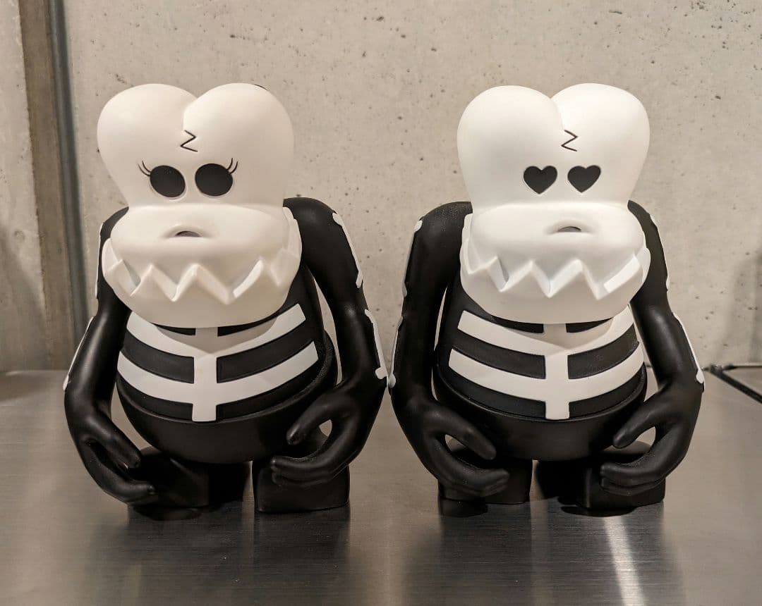 BOUNTY HUNTER スカルくんスカル子ちゃんフィギュアBounty Hunter Kid