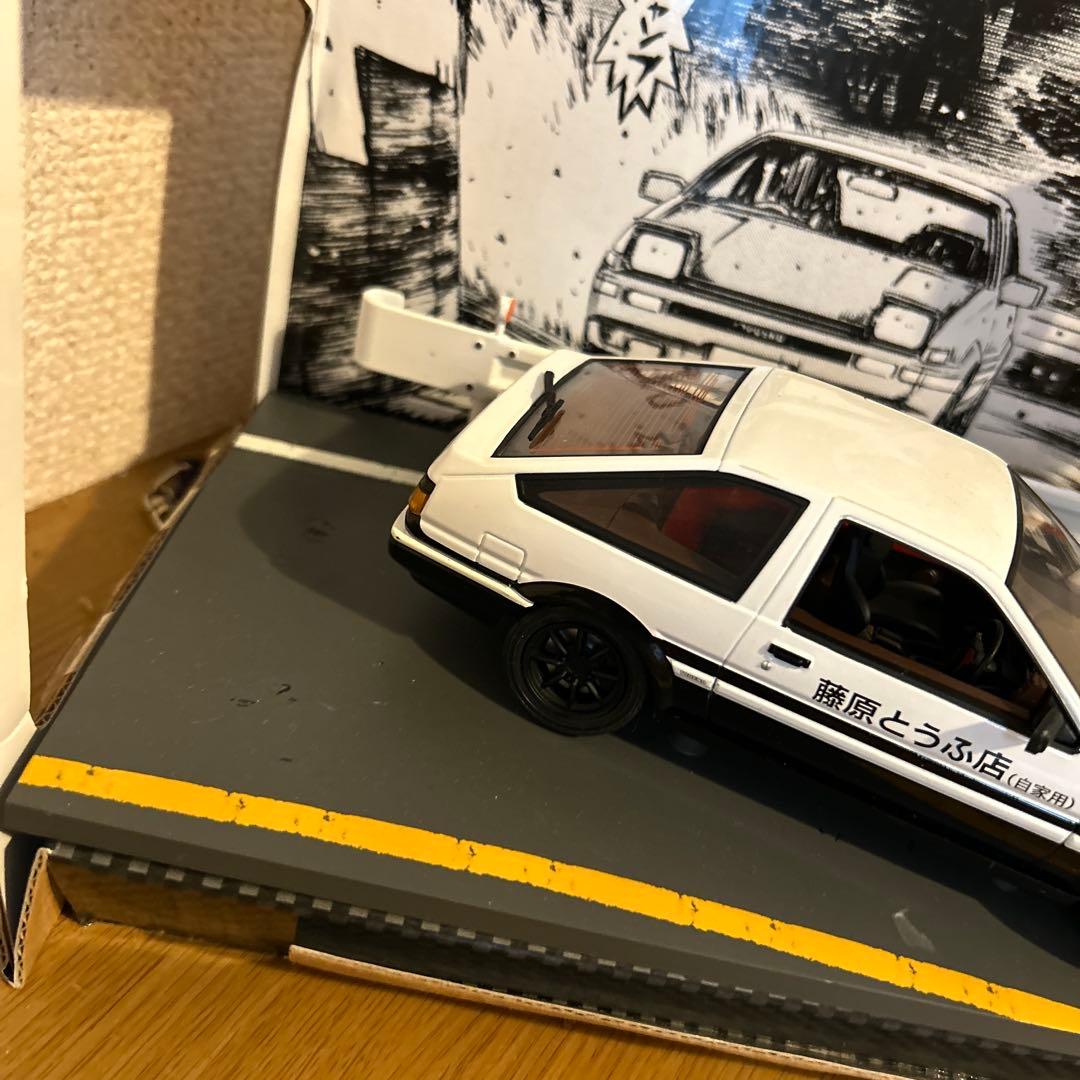 イニシャルD TOYOTA AE86 ミニカー　 台座ネジ欠品