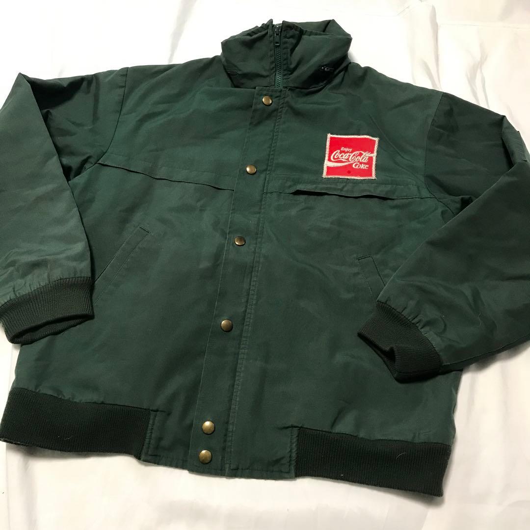 coca-cola コカコーラ 当時物 作業服ワークジャケット両面刺繍ワッペン