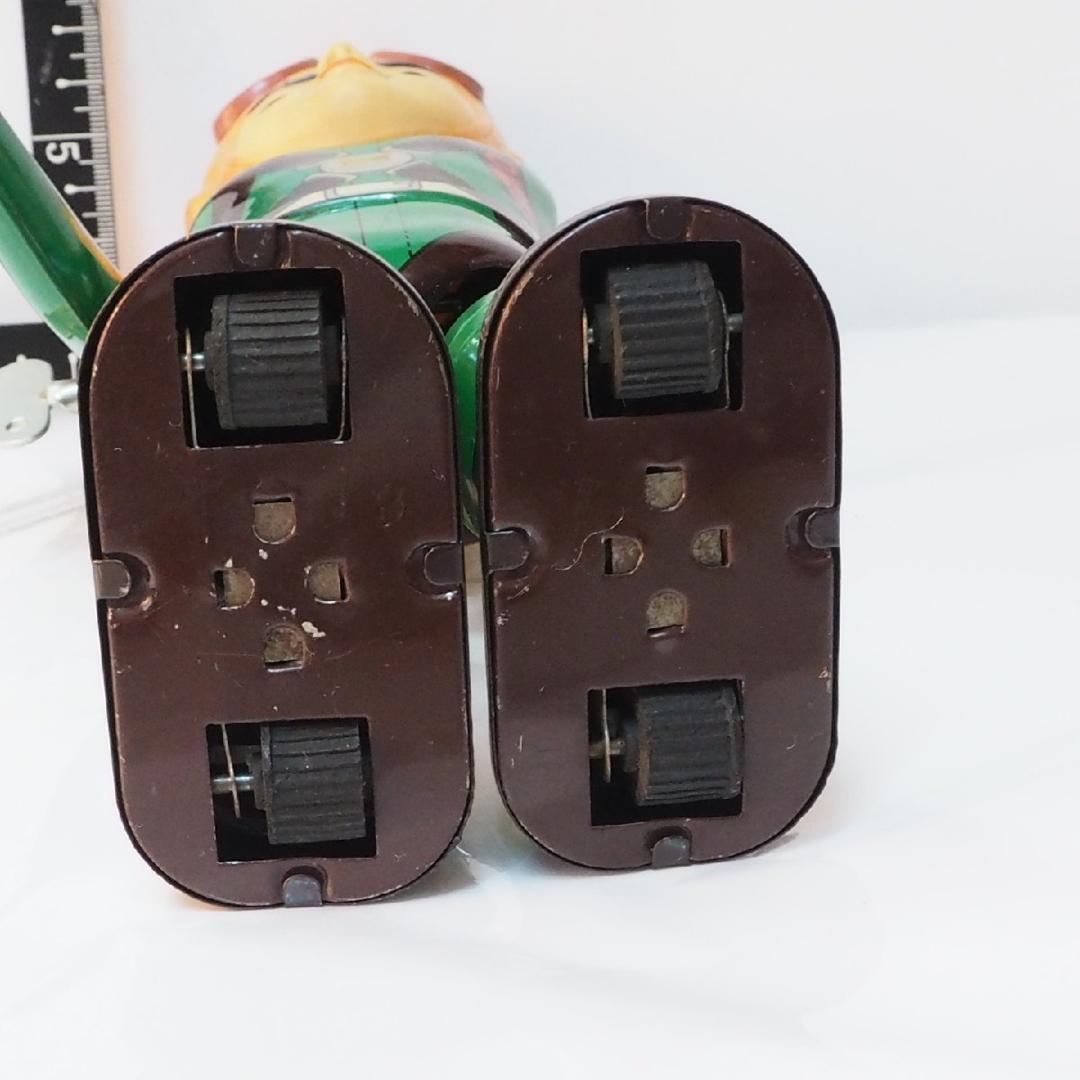 TOMO　ATD【0戦はやと】当時物ブリキ ゼンマイ歩行ロボット人形