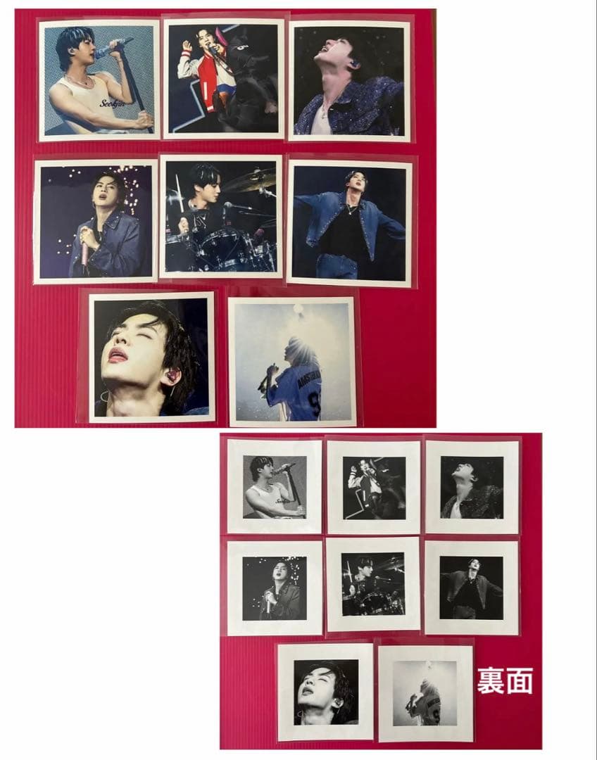 BTS JIN コーデュロイトートバッグ（ピンク）❷