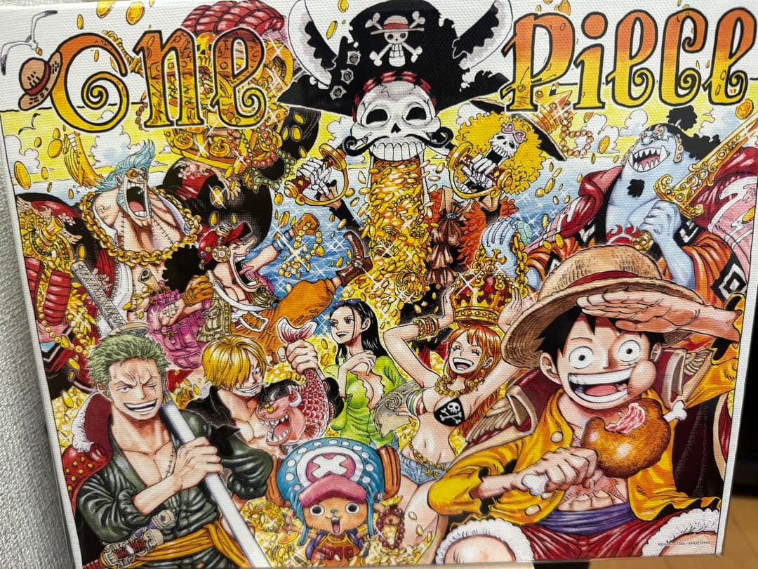 ワンピース麦わらストア限定1000話巻頭カラーフルカラーアートボード