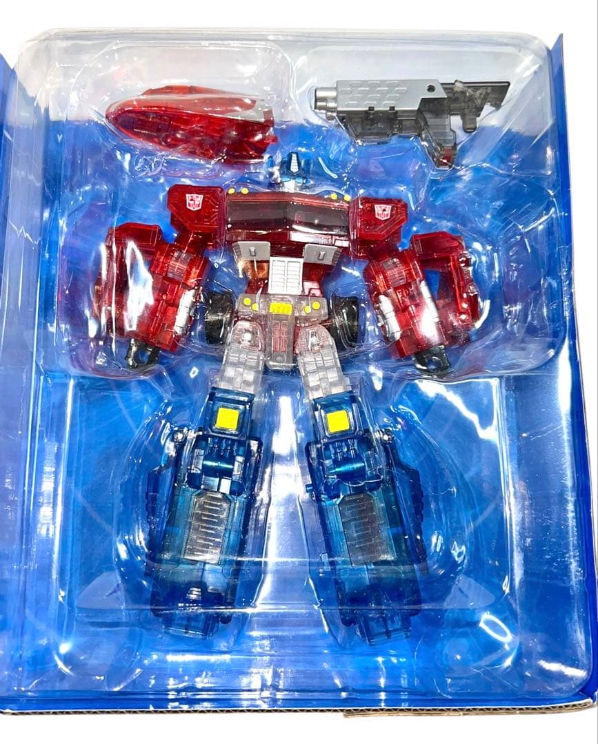 デッドストック ほぼ未使用 コンボイ クリアVer 変形! トランスフォーマー