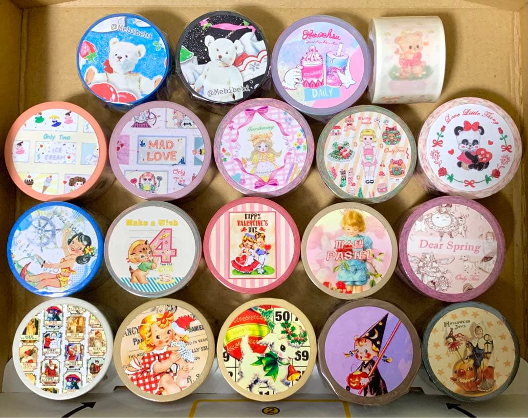 マスキングテープ まとめ売り 海外作家 中古 未使用