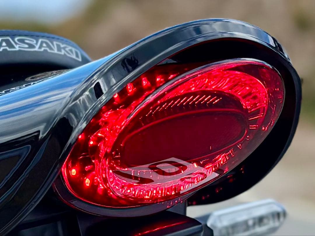 延長カラー付き！ 定番カラーダークレッドZ900RS テールランプ アワビ