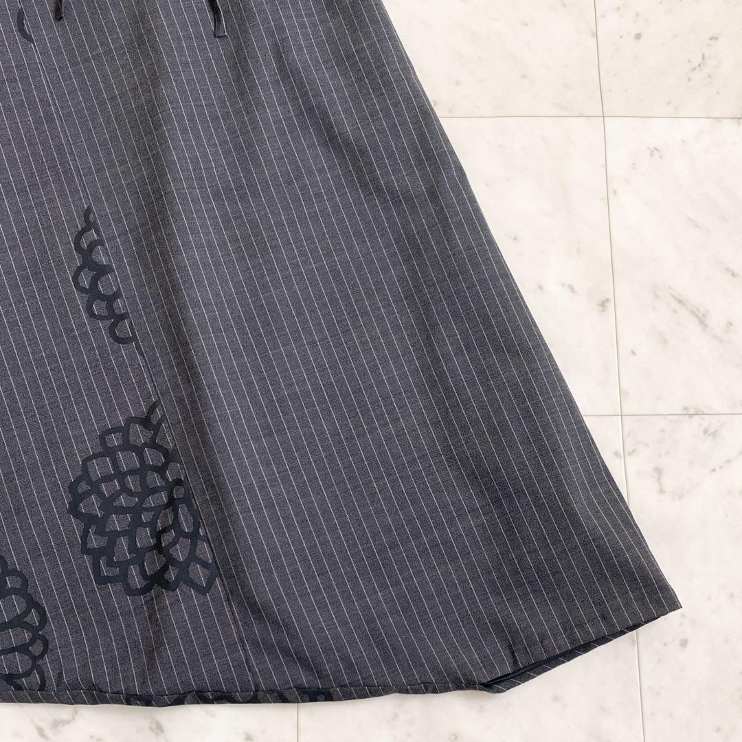 美品✨sou•sou(ソウソウ) 富士　京都　ストライプ　花柄　サルエルパンツM