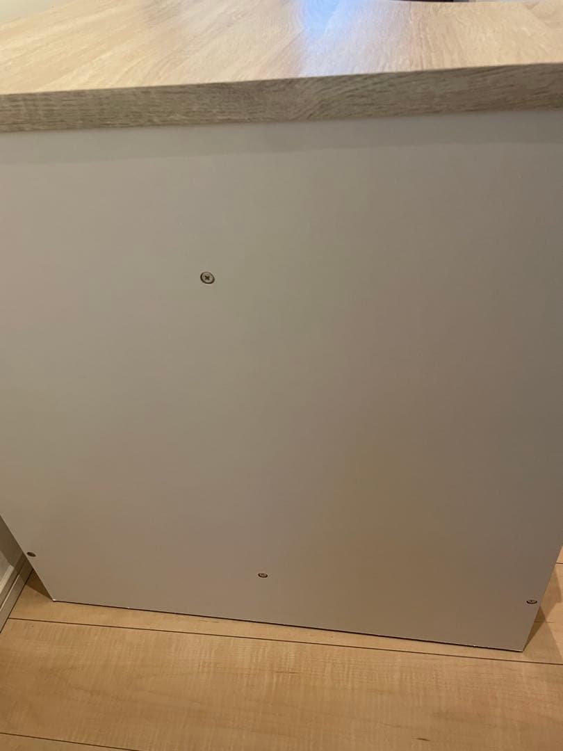 【美品】LOWYA L字型デスク　100㎝収納棚付き