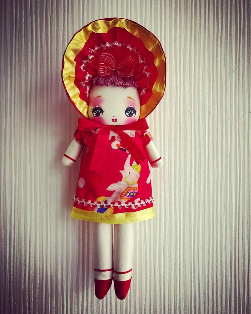 つきもとつきこの文化人形 ヘロヘロ人形 アンティーク着物 大正ロマン