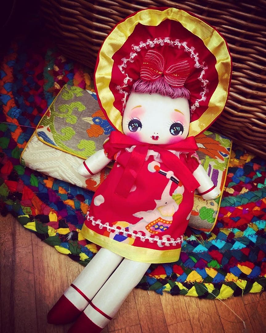 つきもとつきこの文化人形 昭和レトロ 大正ロマン ヘロヘロ人形