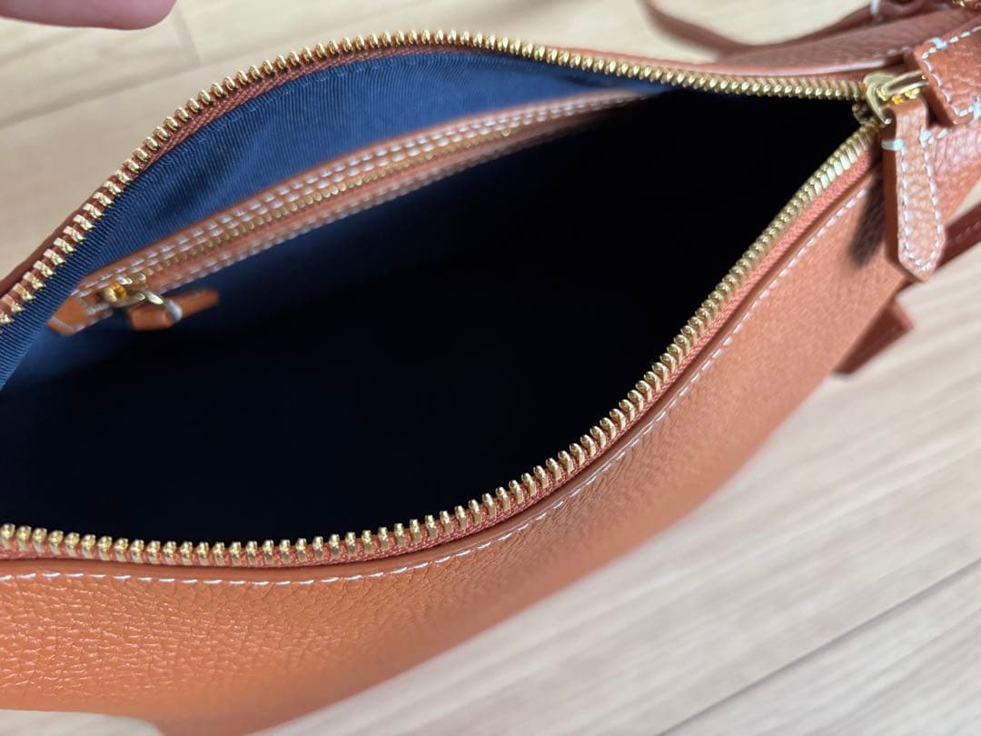 【ほぼ未使用】メゾンドサブレ スモールソフトホーボーバッグ ブラウン