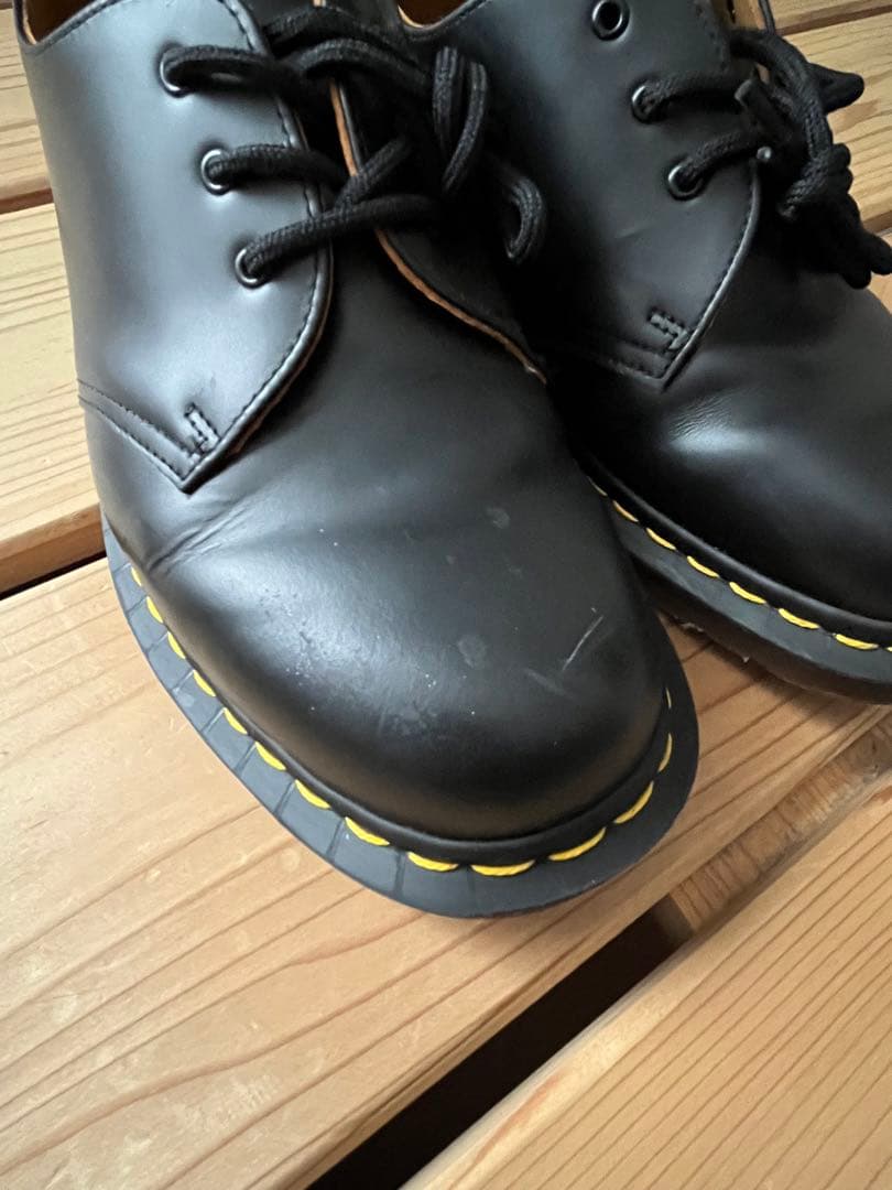 イングランド製 ドクターマーチン 3ホール Uチップ 革靴 ブーツ