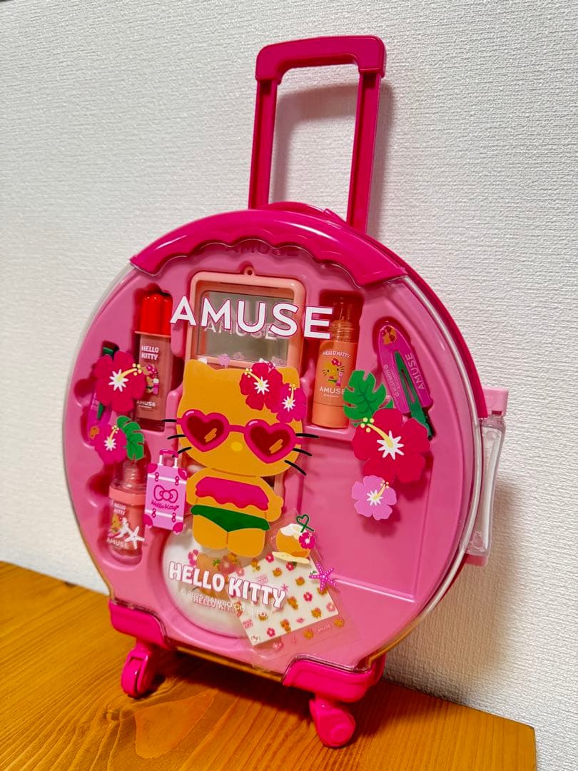 AMUSE 日焼けキティフルメイクアップラージキャリーセット