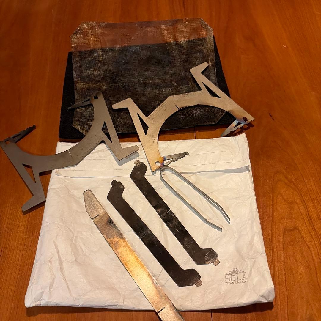 SOLA TITANIUM GEAR ソロキャン焚き火台