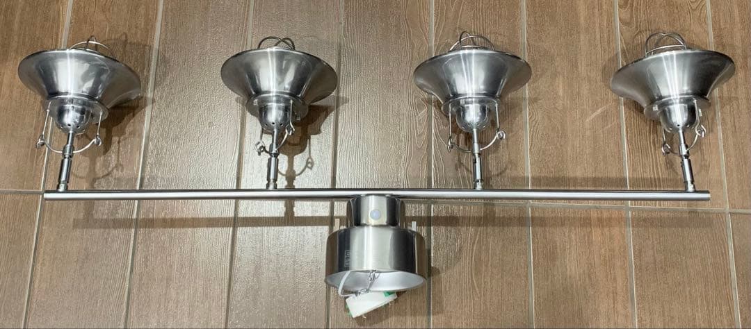 2点 キシマ アンプール 4灯 シーリング ライト アンティーク調