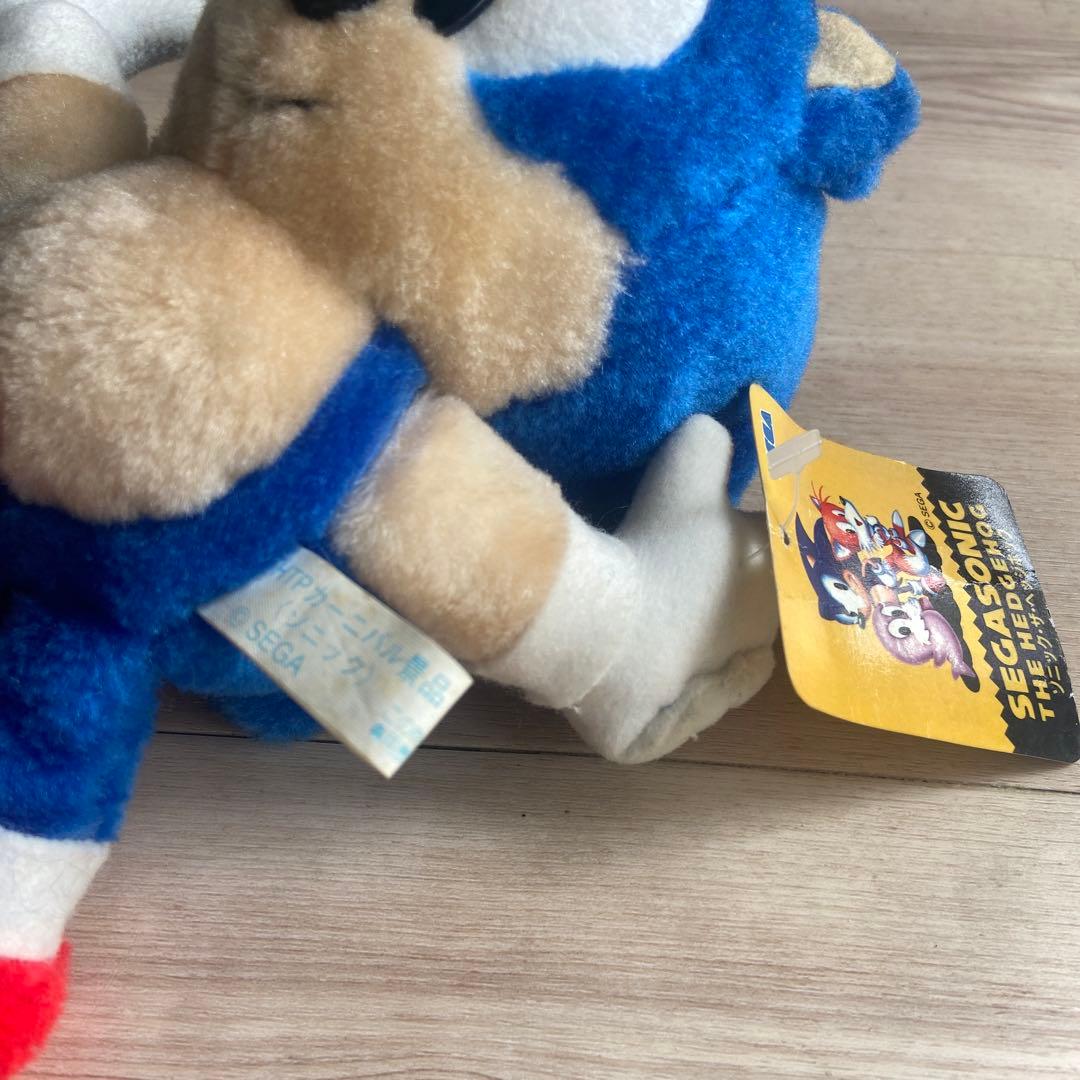 セガハイテクパーク景品　ソニック ぬいぐるみ SEGA 平成レトロ　非売品