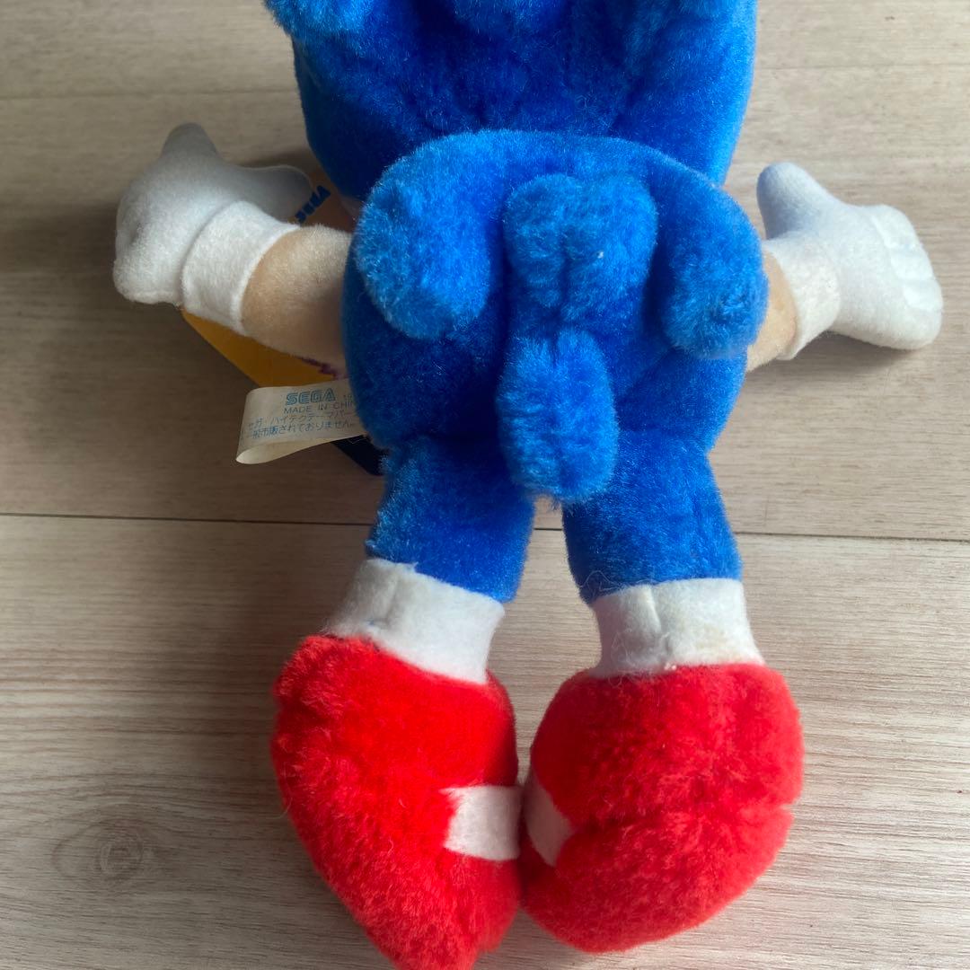 セガハイテクパーク景品　ソニック ぬいぐるみ SEGA 平成レトロ　非売品