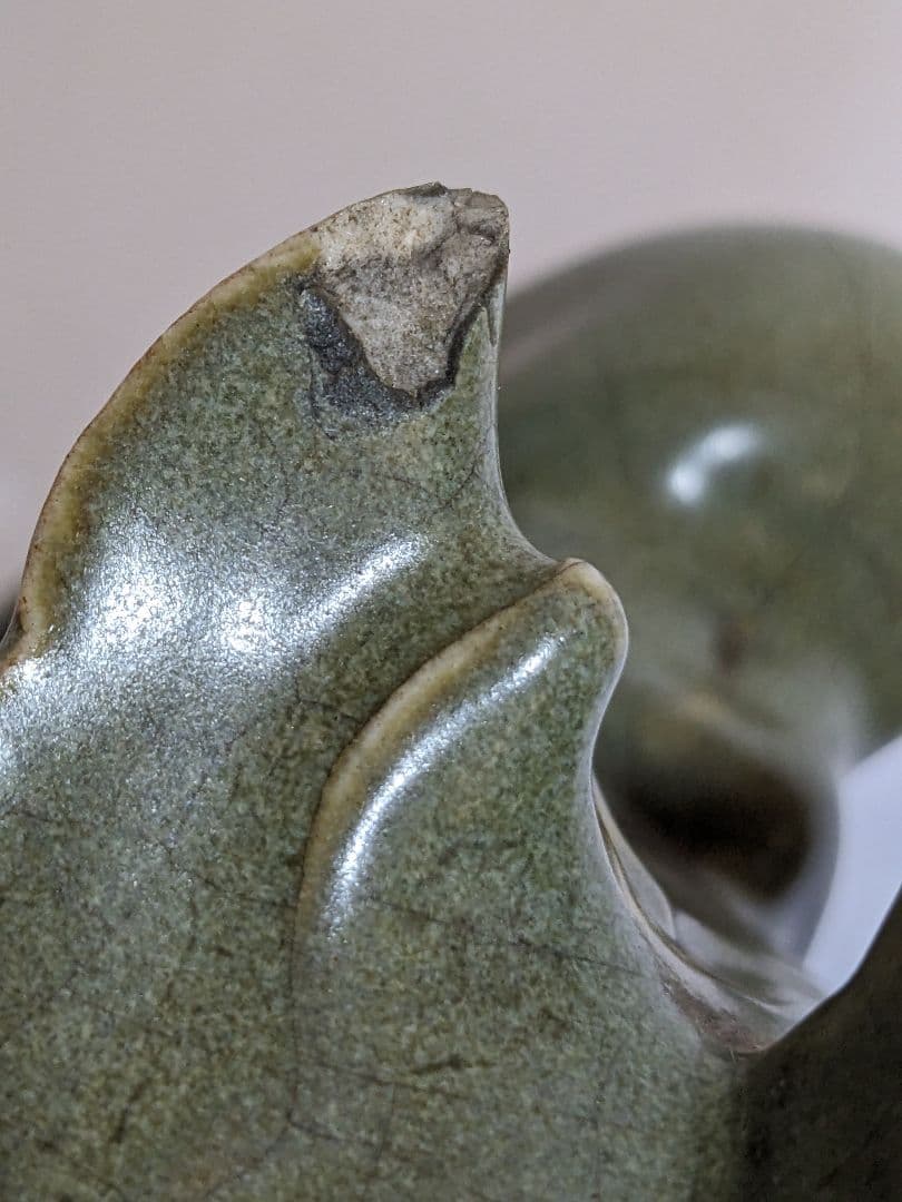 ♦！大珍品 ？三田 青磁 雅樂舞像 磁器人形 朝鮮コレクション骨董品アンティーク