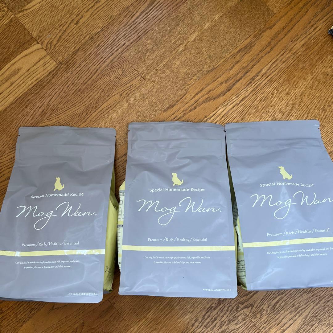 Mog Wken ドライドッグフード 3袋セット