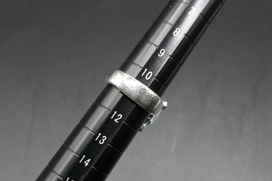 11号　e.m　イーエム　ジルコニア　パール　ストーン　リング　指輪　傷