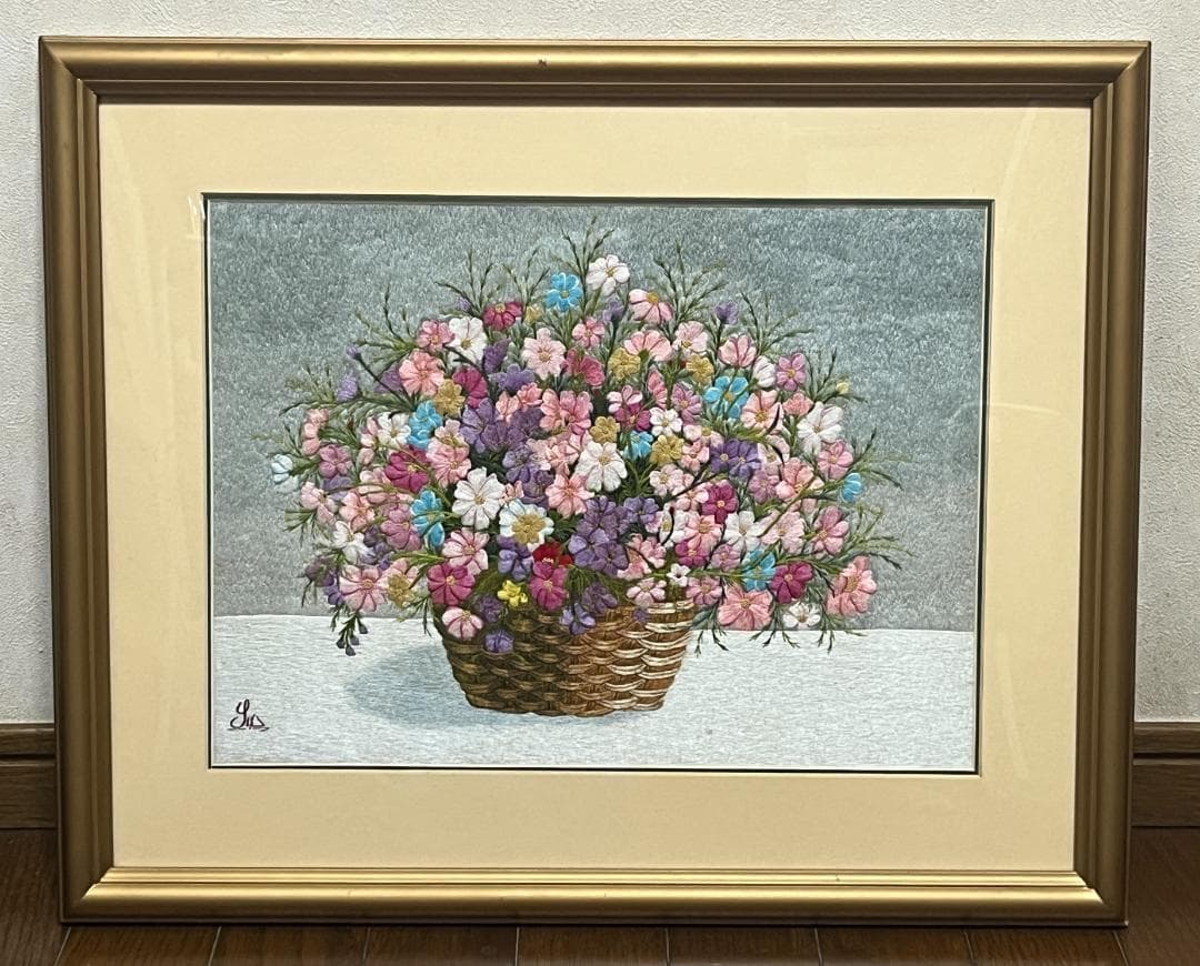 ベトナム刺繍絵 グエン・クオック・スゥ NGUYEN QUOC SU