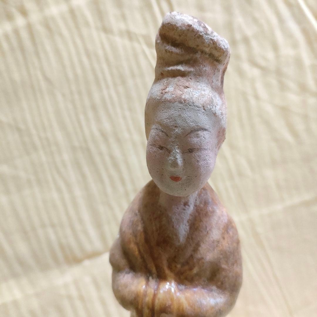 加彩人物俑 中国古陶 古玩 侍女 唐三彩 - www.tajmahal-drammen.no