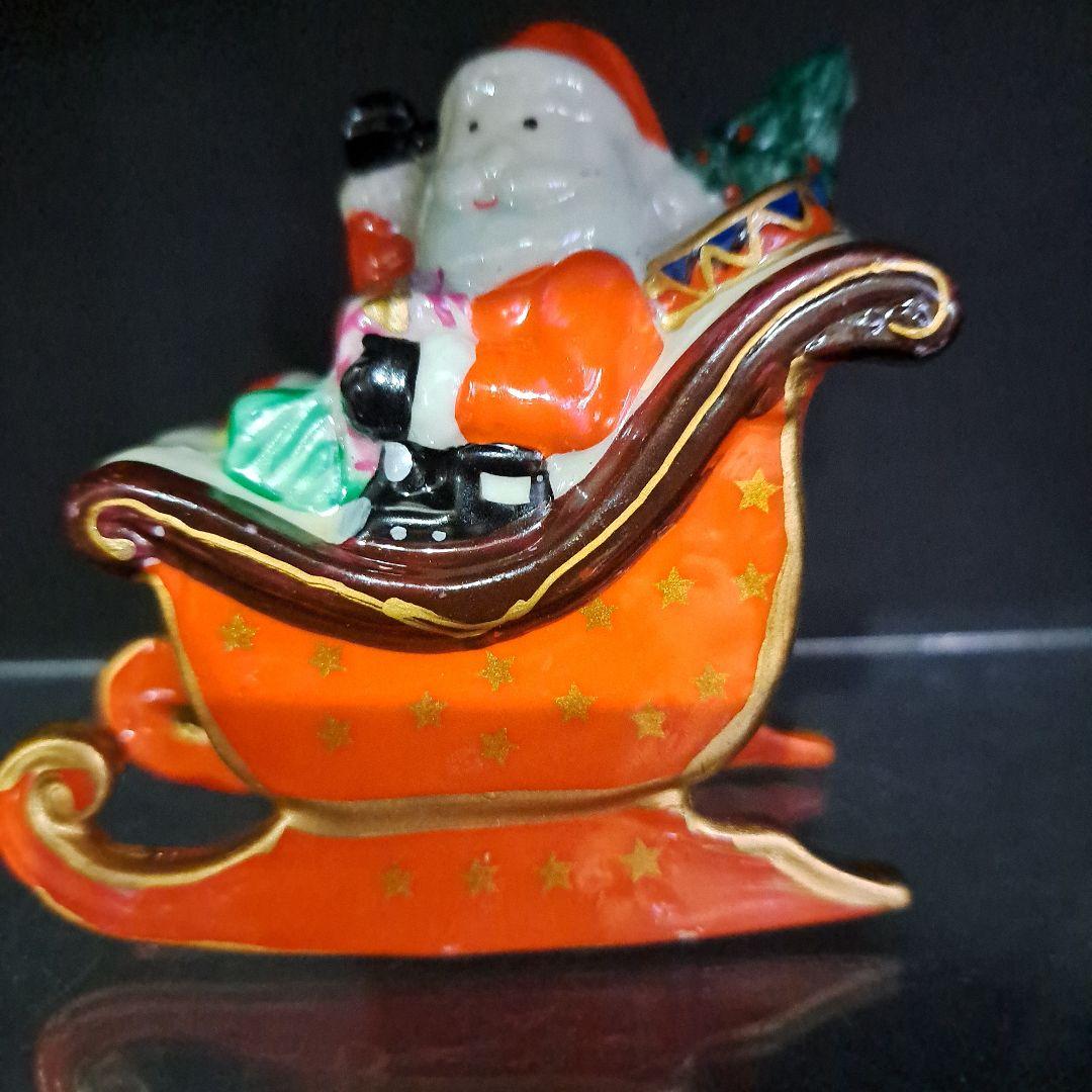 サンタクロース 置物 陶器製 3点セット - メルカリ