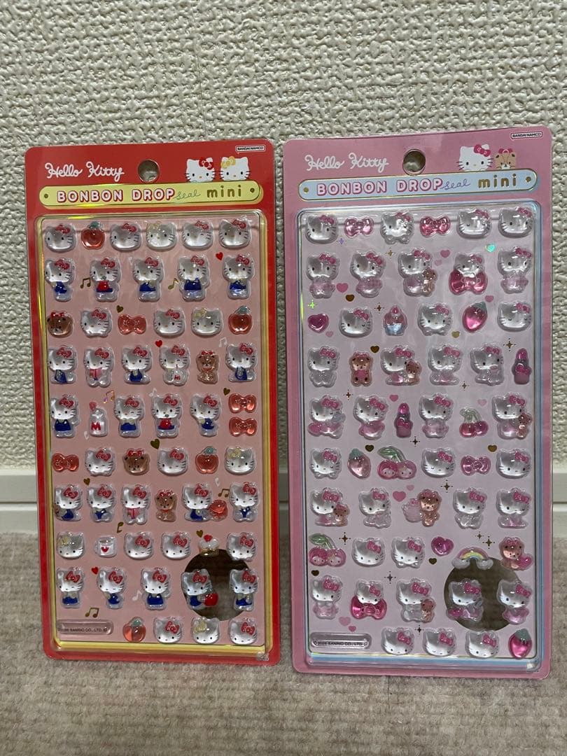 お昼まで！正規品 サンリオ ボンボンドロップシールmini 8種コンプリート