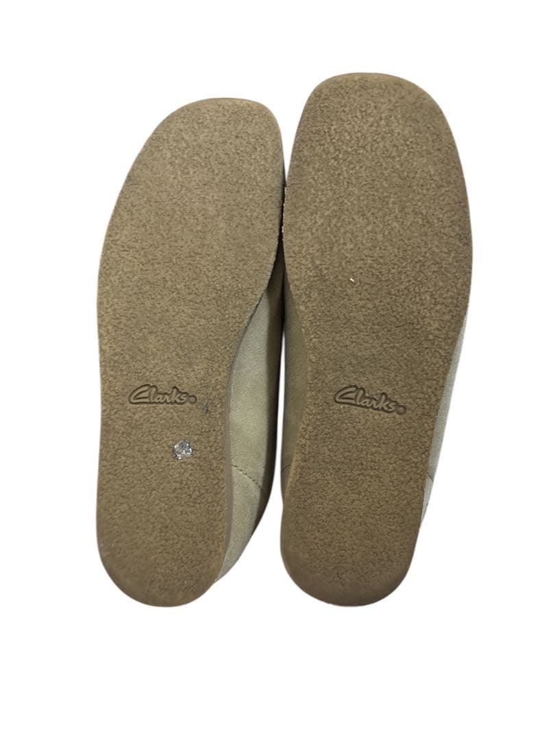 り*う様 Clarks ベージュ モカシン　ワラビー　UK 6 1/2
