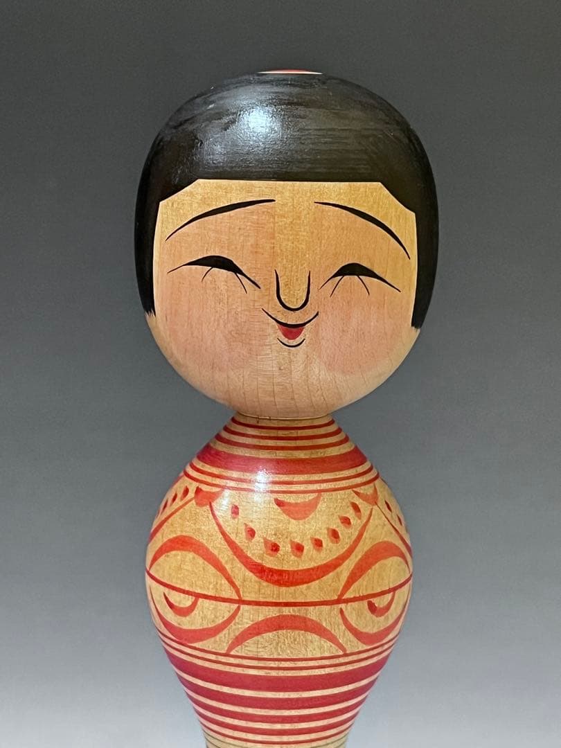 C556 こけし 盛 美津雄 津軽系 伝統こけし 日本人形 日本伝統こけし