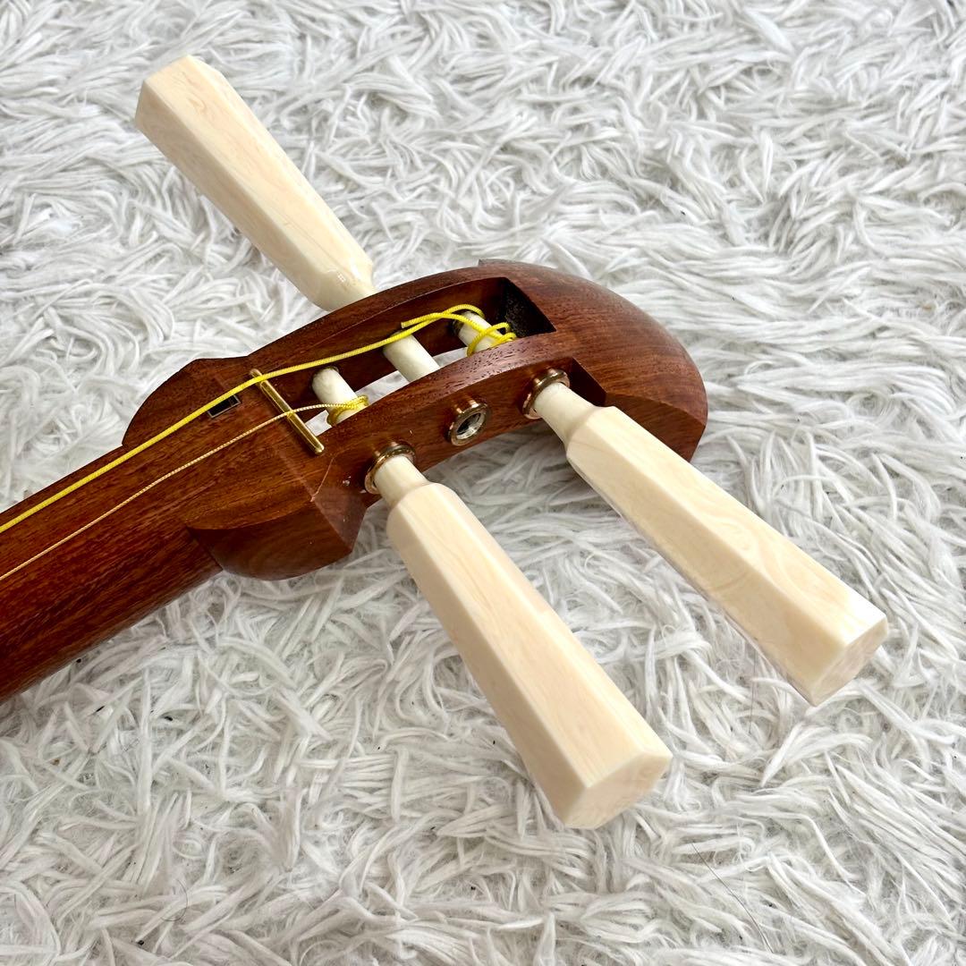 ✨美品✨津軽三味線 太棹 花梨 丸打ち胴 一本ホゾ 和楽器 ハードケース